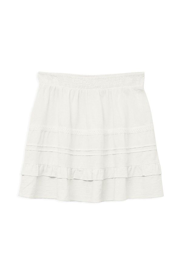 Vero Moda-Fustă mini pentru femei 10325239 Alb 1