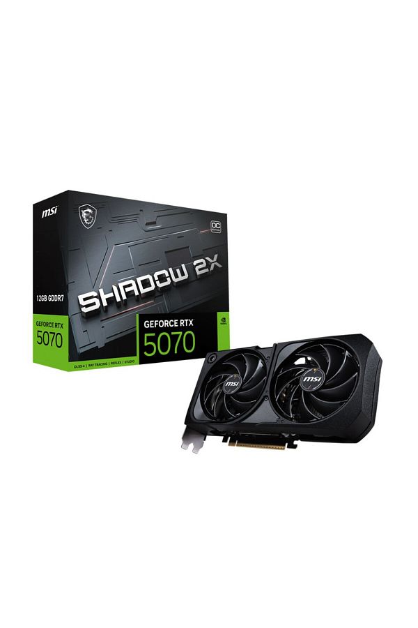 MSI-Geforce Rtx 5070 12g Shadow 2X Oc Gddr7 12Gb 192Bit Dlss 4 Nvidia Graphics Card 1