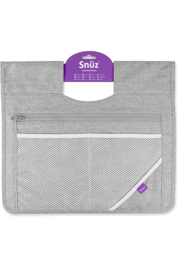 Generic-Snuz SnuzPod 4 Storage Pocket | Multiple Pockets | Canvas Fabric | Hand Washable | Color- Grey | Di 1