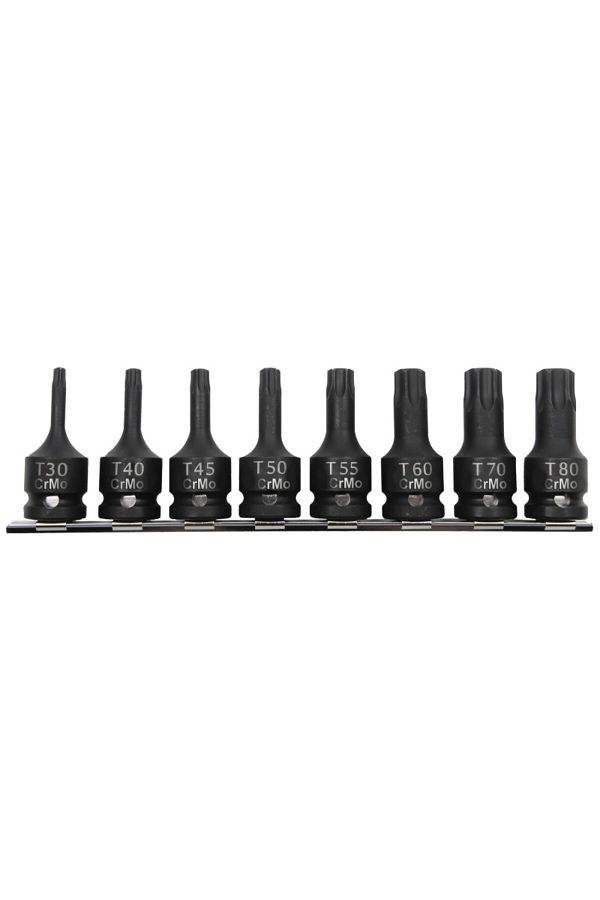 PROLINE-Impact Socket Set With Torx Tip T30-T80 - 8P. 1