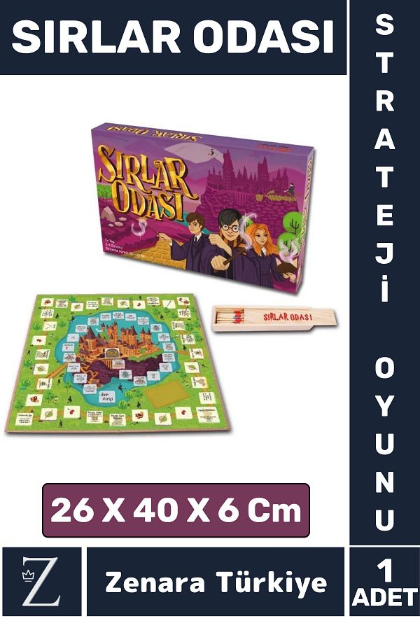 Zenara-Premium Fun Educational Intelligence Strategy Skill Developer Family Group Box Game Team Room of Secrets 1