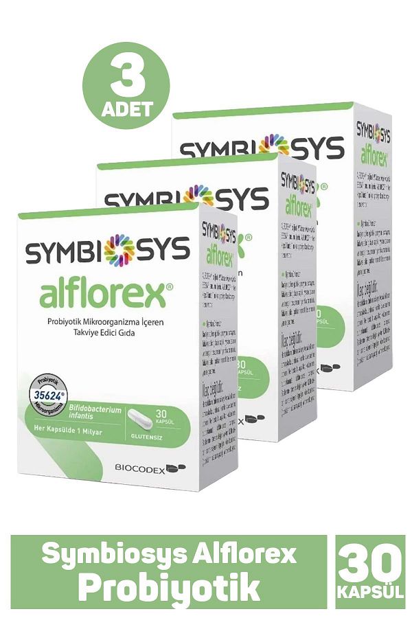 Alflorex-Symbiosys Alflorex Probiotic 30 Capsules 3 Pieces 1