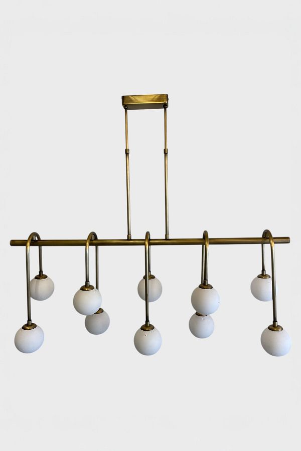 Favori Aydınlatma-Antique Chandelier with Rows on the Table 1