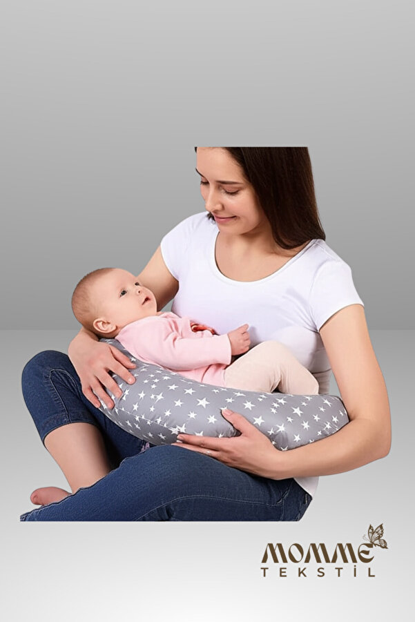 MoMMe Hamile Yastığı, Bebek Destek Minderi, Emzirme Yastığı, Hamile Yastığı