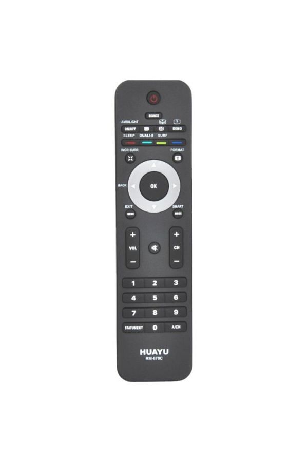 OEM-RM-670C Remote control for PHILIPS LCD (codes SAA3010-RC5) 1