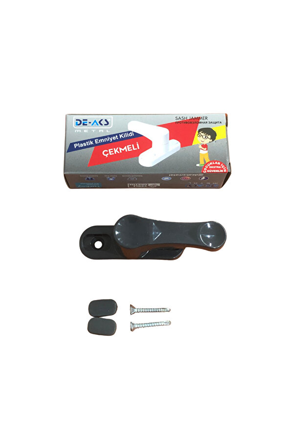 Bijutek Pvc Kapı Pencere Pimapen Çocuk Emniyet Kilidi Hırsız Güvenlik Mandalı PLASTİK 1 ADET