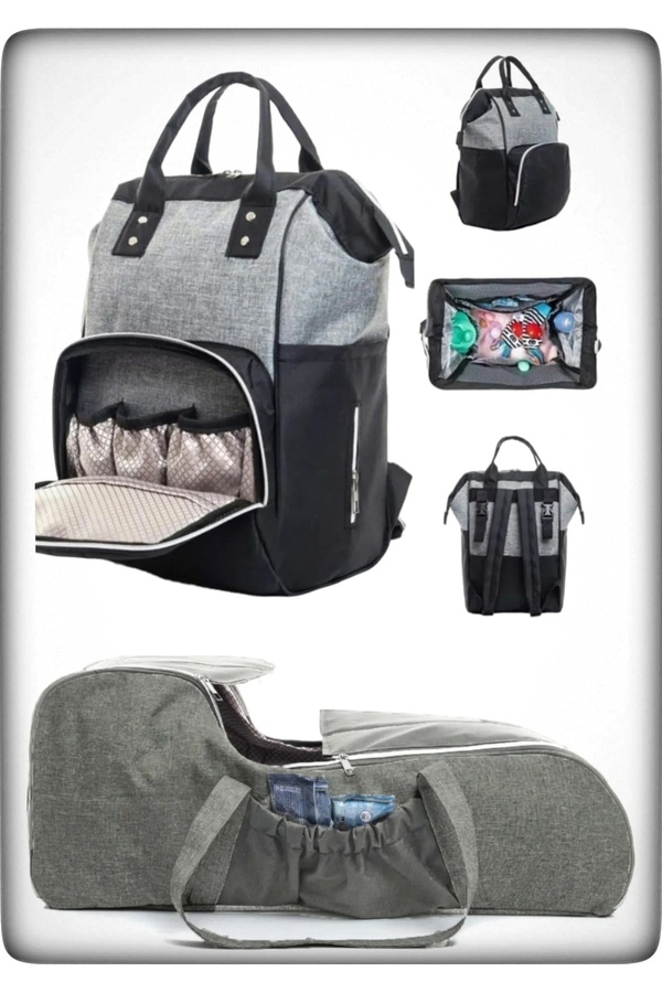 Avşar Baby 2 Li Bebek Taşıma Seti En İyi Anne Bebek Bakım Çantası ve Portbebe Modelleri