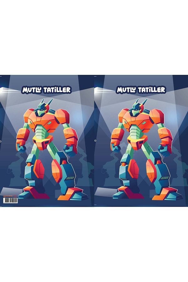 şahane parti-20 Robot Themed Carne Cases 1