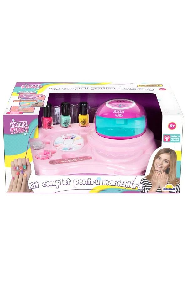 Sunman-Art Studio Lighted Toy Manicure Set, Create Sparkle on Your Nails, Bring Your Personal Style to Life! 1