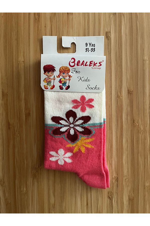 Öztürk-Baleks Children's Sock. Pattern: 169. 9 Age 31-33 Number. 1 Pair. 1