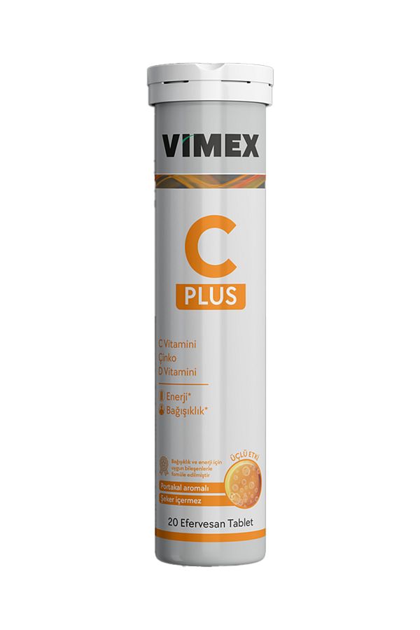 Prp İlaç-Msl Vimex C Plus - 20 Effervescent Tablets, Triple Effect 1