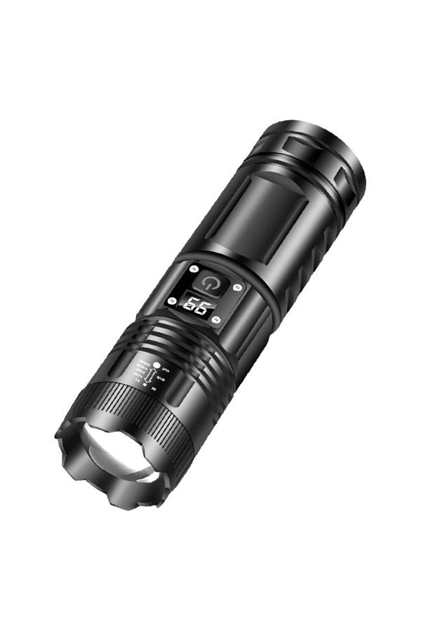 OEM-Lanterna reincarcabila USB, YT-883, display led indicator baterie, slider zoom, 1200 Lumin 1