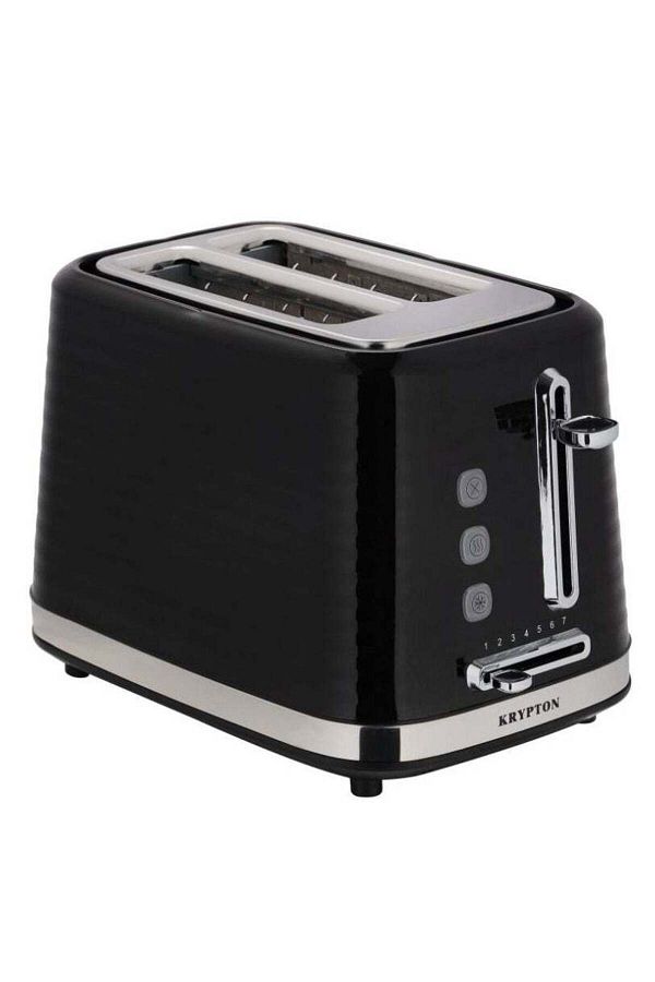 KRYPTON-2 Slice Bread Toaster – Auto Pop Up, 7 Browning Levels, Defrost Reheat Cancel, Crumb Tray 1