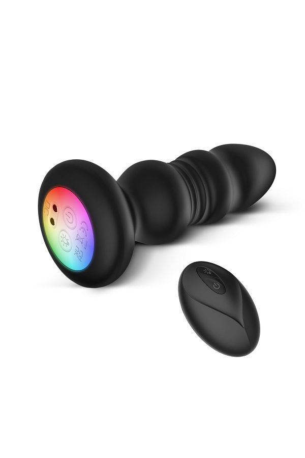 Crushious-RGB LED Anal Plug, with Remote Control, Unique Experiences, Crushious Australis, Multicolor 1