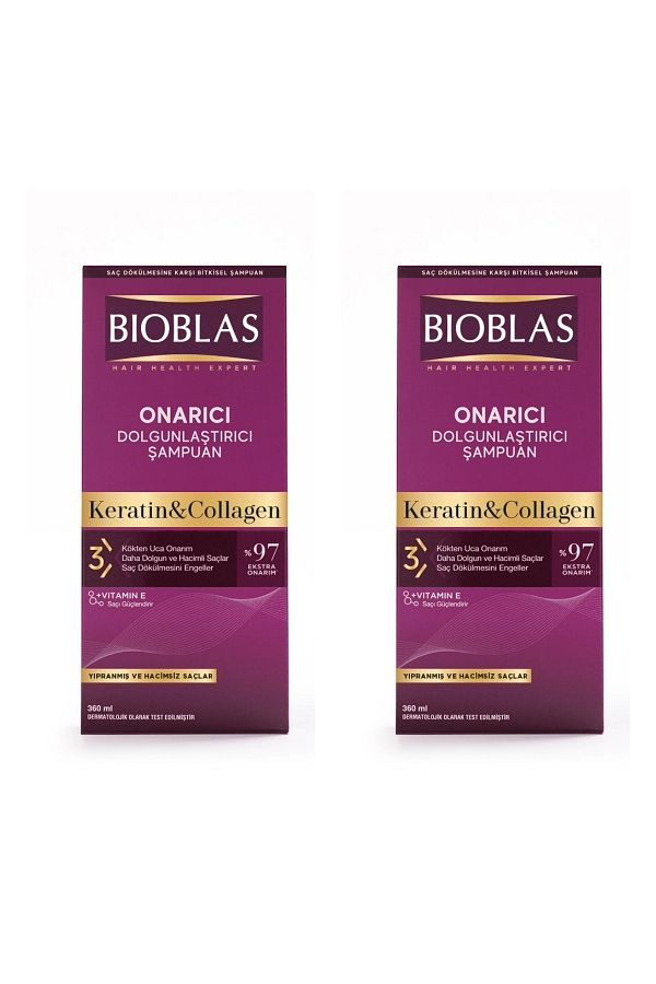 Bioblas-Kolagen + keratinový objemový šampon 360 ml 1