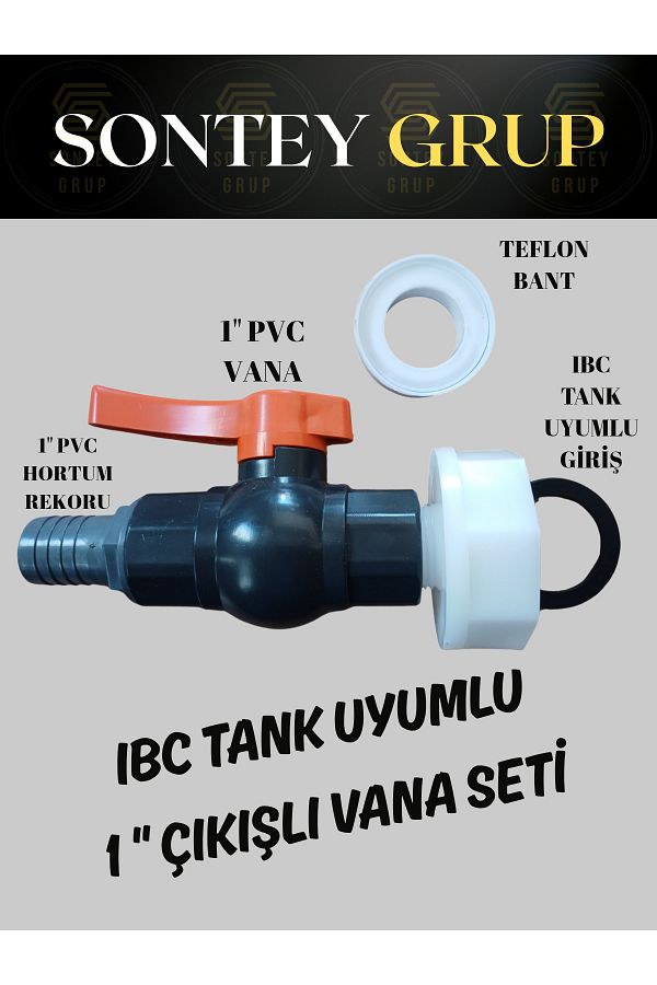 SONTEY-Ibc Tank Compatible 1" Valve Hose Record Irrigation Set 1
