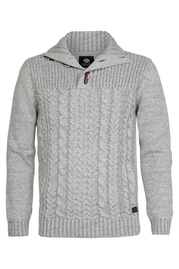 Petrol Industries-Men's Sweater M-3030-KWC211 Gray 1