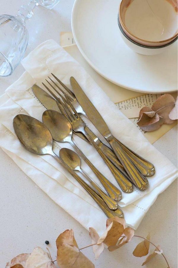 MSWISHŞEYMAÇETİN-Solingen Girls Tower Gold 42 Pieces Cutlery Set 1