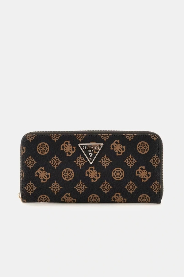 Guess-Laurel Slg Large Zip Around Women's Brown Wallet Swpg8500146-Mlo 1