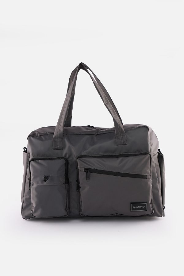 ICONE BAG-Large Size Travel Bag - Adjustable with Shoe Compartment, Suitcase Attachment, and Water Repellent Multi-Pockets 1