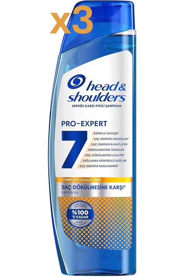 head and shoulders-Head & Shoulders 7 Benefits - 1 in 1 Shampoo Anti-Spill 300 Ml x 3 Pcs 1