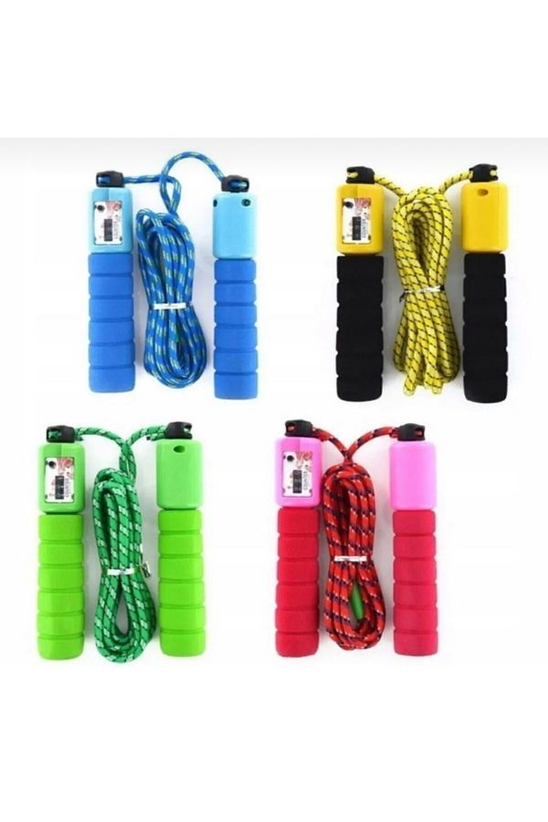 Snow Homs-Exercise Training Athlete Skipping Rope with Counter Skipping Rope with Handle Training Tool Rope Exercise Home Fitness 1