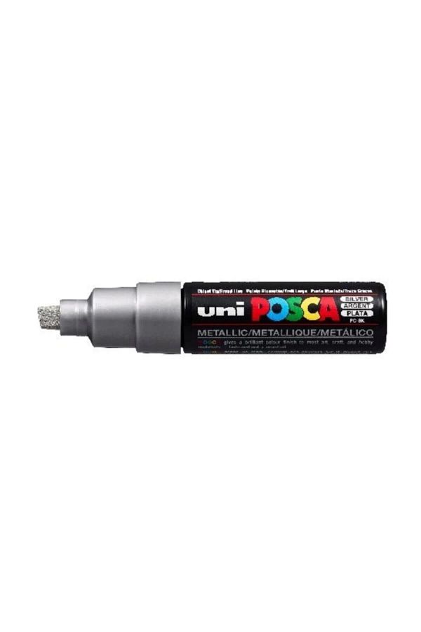 Uni-Posca Pc-8k Painting Marker 8.0mm Silver 1