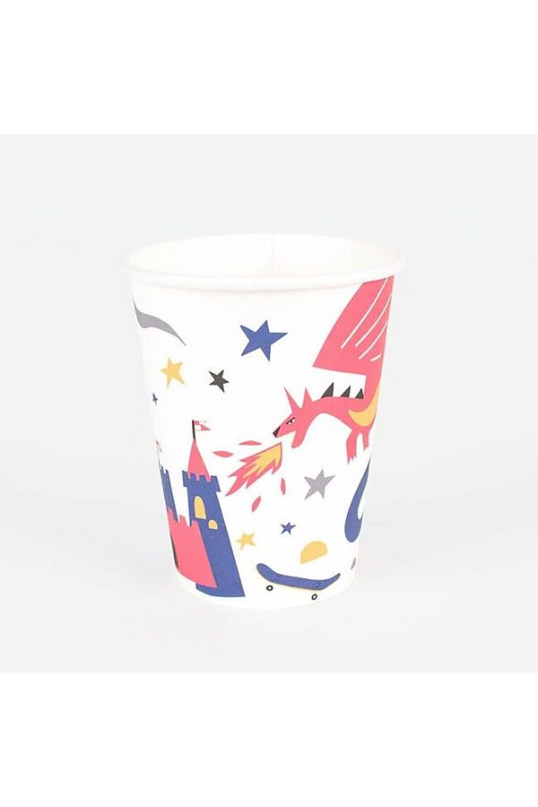 Generic-My Little Day Knight Paper Cups 8 Pieces Set 1
