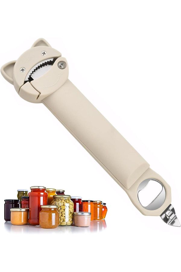 Generic-Multifunctional Magnetic Can Opener Jar Lid Opener Retractable Bottle Jar Opener for Weak Hands Art 1