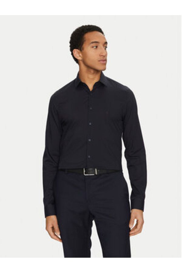 Calvin Klein-Mens Shirt K10K114356 Navy Blue 1