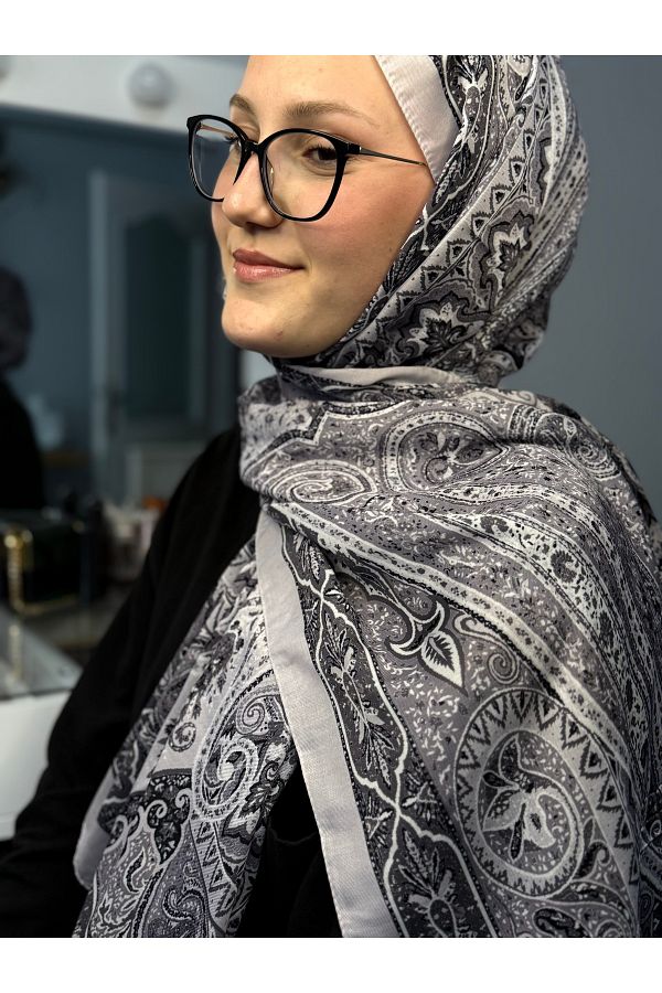 Twentytwo scarf-Daily Shawl | Patterned Shawl | Self Patterned Shawl | Cotton Shawl | Self Patterned Cotton Shawl | Shawl 1