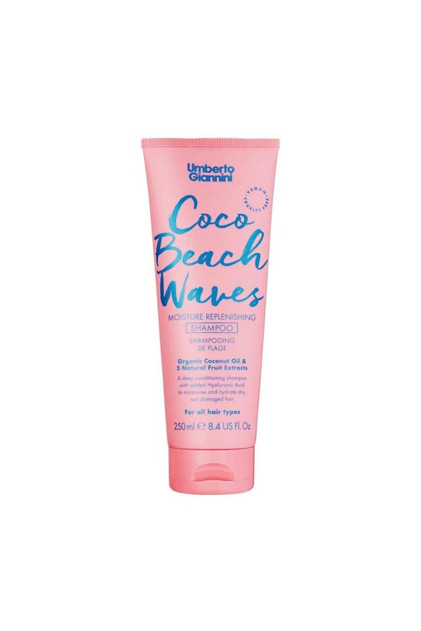 Umberto Giannini-Șampon hidratant pentru bucle lejere, Coco Beach Waves, Umberto Giannini, 250 ml 1