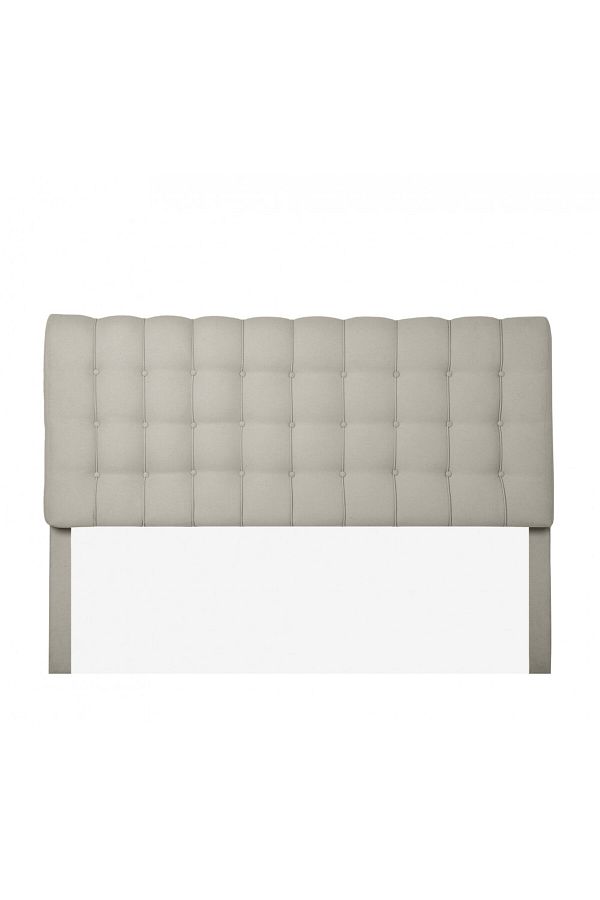 House One-H117 | Velvet headboard - Beige 1