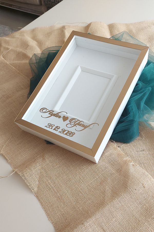 hobicehayaller-25x35 Memory Frame with Name Photo Section!Triangle Slatted Rose Boxes 1