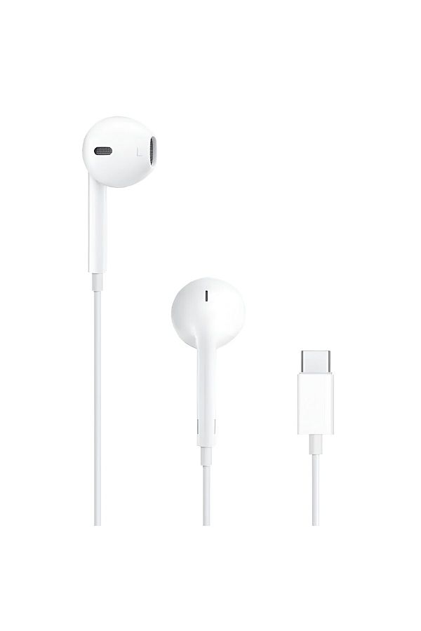 Apple-Căști intraauriculare Earpods USB-C, sunet clar, microfon, control volum, alb 1