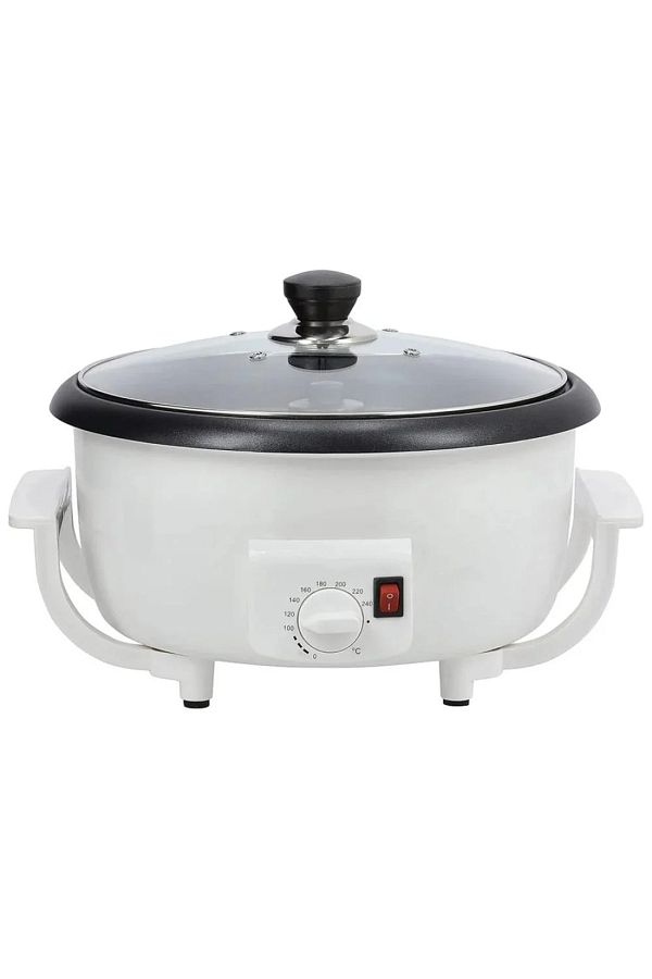 Denx-DX3422 محمصة قهوة وصانعة فشار، 2 لتر، 800 واط 1