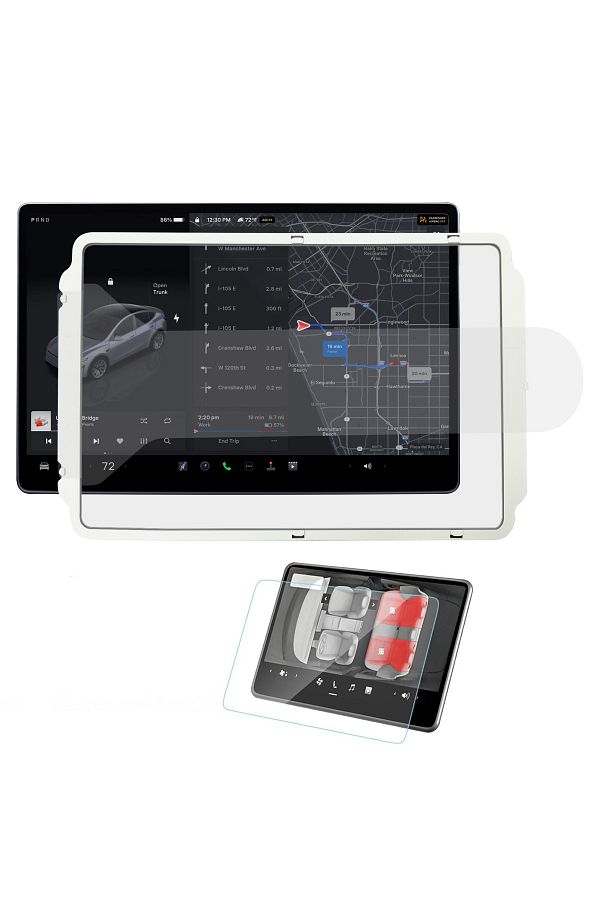 Fenrir Garage-Tesla Model Y Juniper Compatible Screen Multimedia Protector Front and Back Set 1
