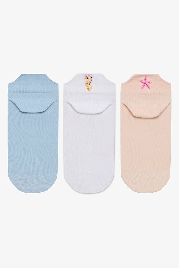 Penti-Tab Summer Vibe Grüne 3-teilige Booties-Socken 1