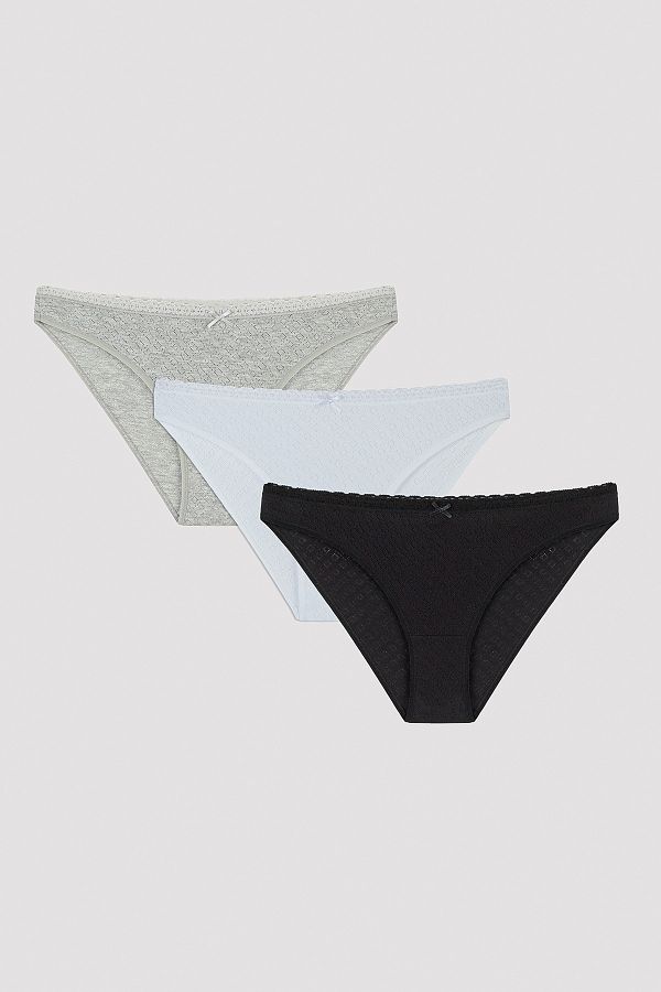 Penti-Soft Pointel Basic 3-Piece Slip Panties 1
