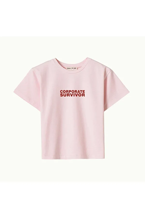 SUNDAY THE LABEL-Pop Quiz Survivor - Baby Tee 1