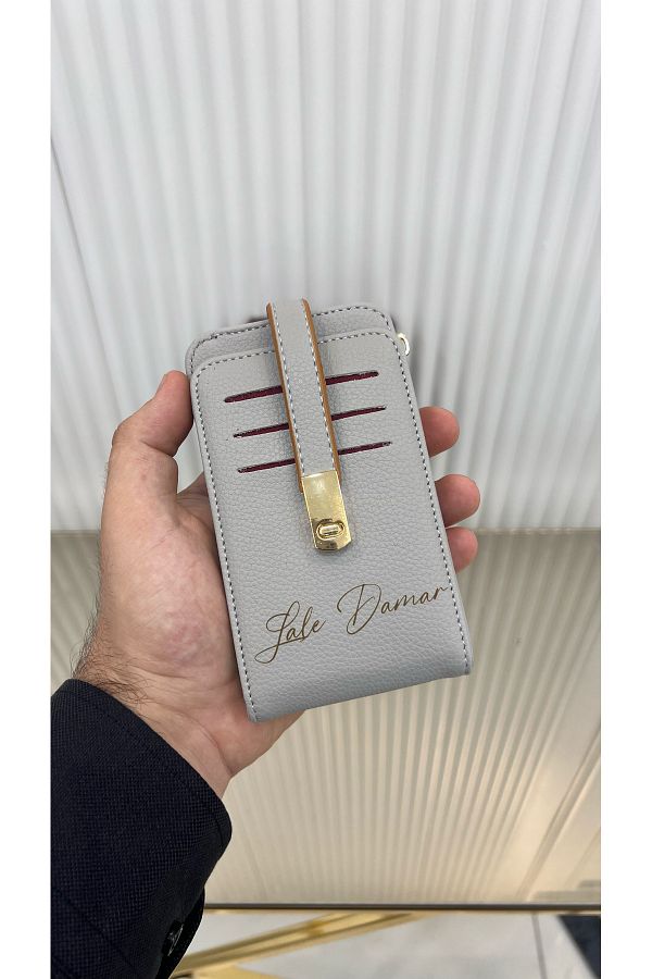 patideri-Pocket Size Vertical Mini Wallet with Plenty of Card Holders (Custom Printed Name) 1