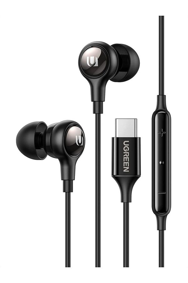 Ugreen-UGREEN Wired USB-C Earphones with Microphone for iPhone 15 Series, Samsung S23/S22 Series, Redmi Not 1