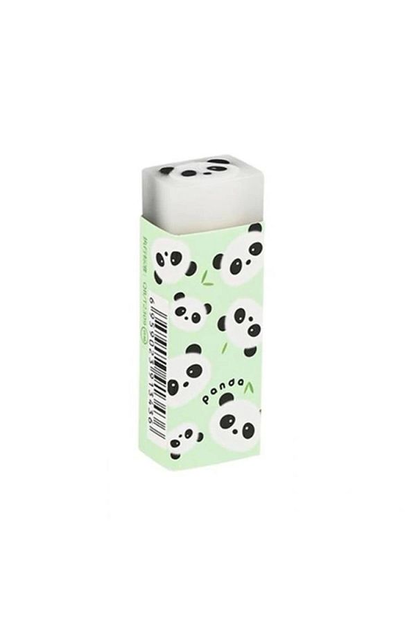 Mikro-E2127 Panda Eco Rectangular Eraser with Cardboard Case - Single 1