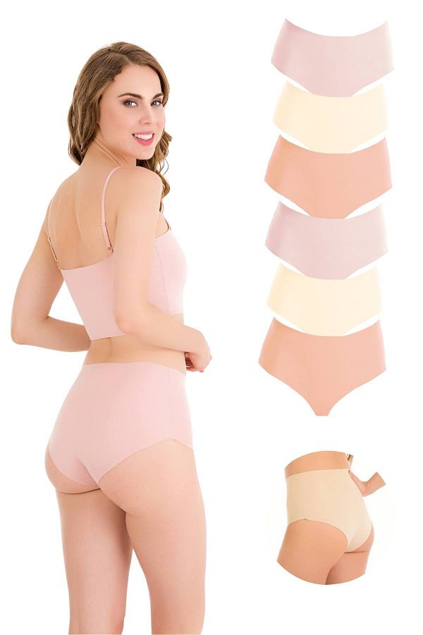 Newlilla-308 High Waist Laser Pack of 6 Bato Panties 1