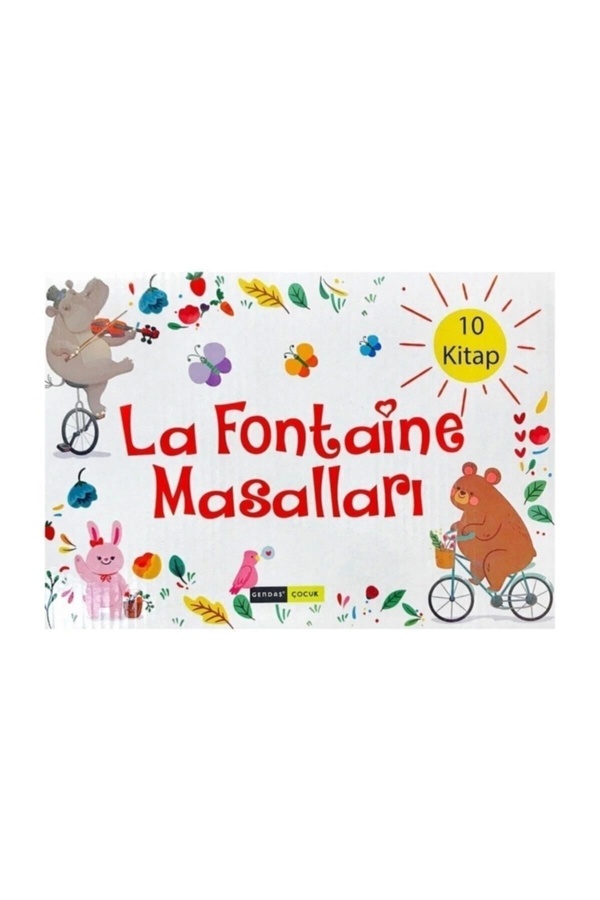 GENDAŞ ÇOCUK La Fontaine Masalları Hikaye Seti 10 Kitap 2 Ve 3. Sınıf