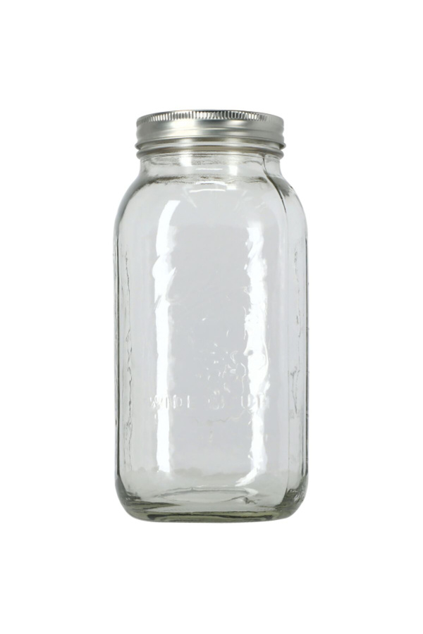 Ball-6-Piece BPA-Free Glass Mason Jar with Airtight Lid 1.89 Liter 1