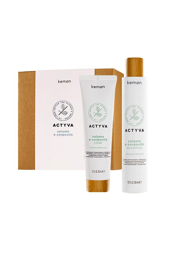 Kemon-Set pentru volum Kemon Actyvia Volume e Corposità, Sampon 250 ml + Balsam 150 ml 1