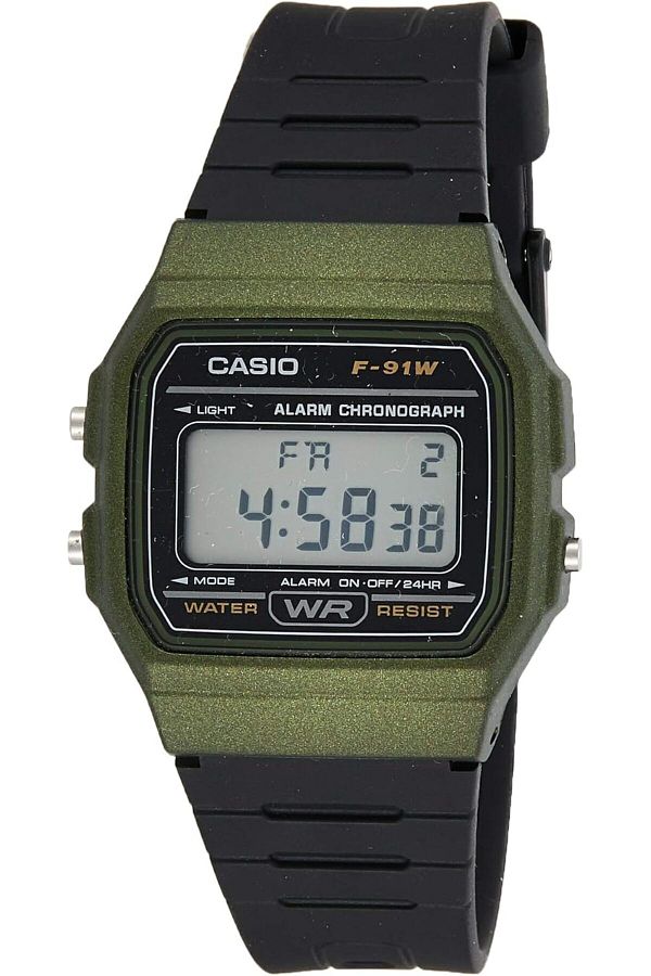 Casio-Digital Watch for Unisex Model F-91WM-3ADF 1