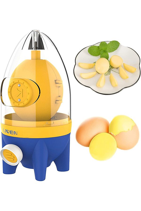 Generic-Egg Beaters, Hand Whisks Egg White and Yolk Rotary Mixers with Egg Slicer Egg Homogenizers Hand Pul 1