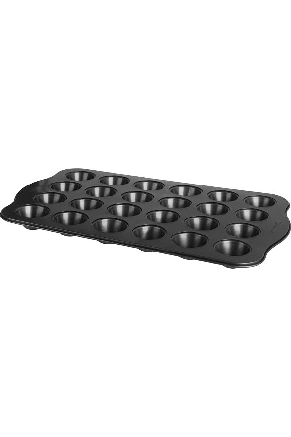 Generic-قالب مافن صغير غير لاصق من يونيوير بمقابض كبيرة، مقاوم للالتصاق (24 كوبًا) 1